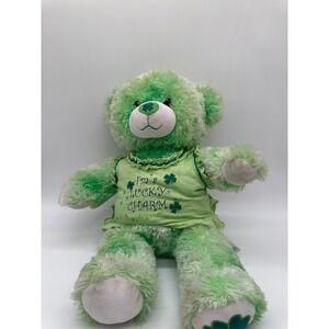Build-A-Bear St Patrick's Day Lucky Charm Green Plush Teddy Bear Outfit